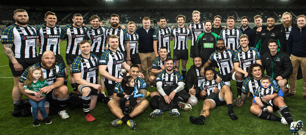 Bid for a signed away replica from our kit shoot - Newcastle Falcons